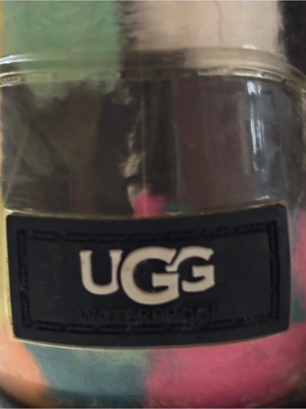 UGG Classic Clear Mini Check Multicolor Waterproof Boots Little Kids 10